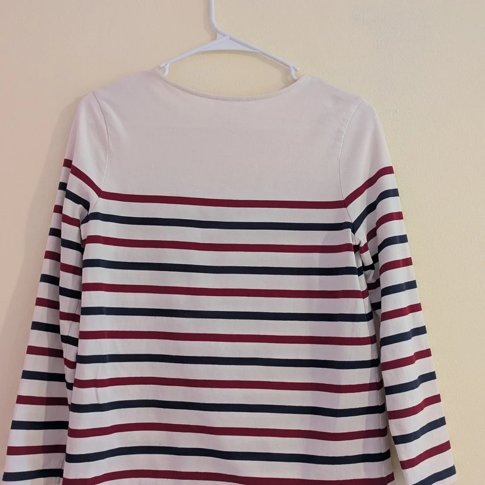 Striped Button-Shoulder Top - Picture 3 of 3
